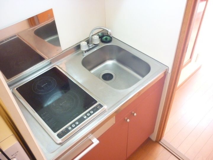 シャンブルつやま205のキッチン