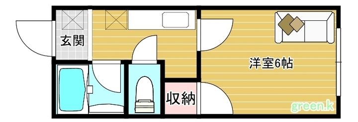 ペガサス金Ⅱ203の間取り