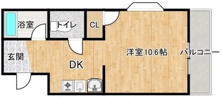 サンヴィレッジ山城3Dの間取り
