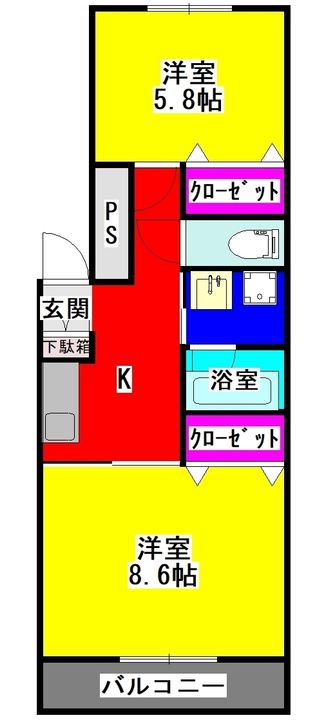イーグル1104の間取り
