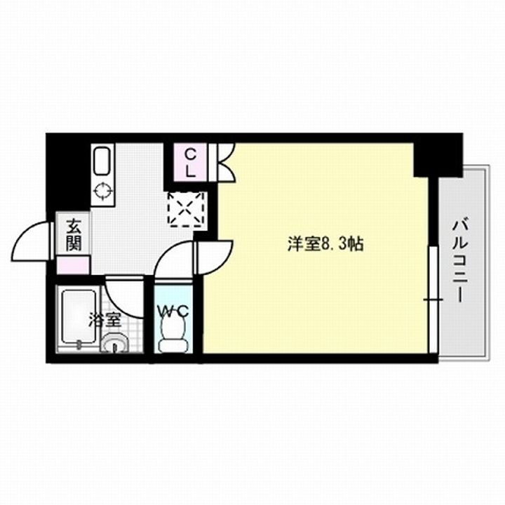 パークコート博多の間取り