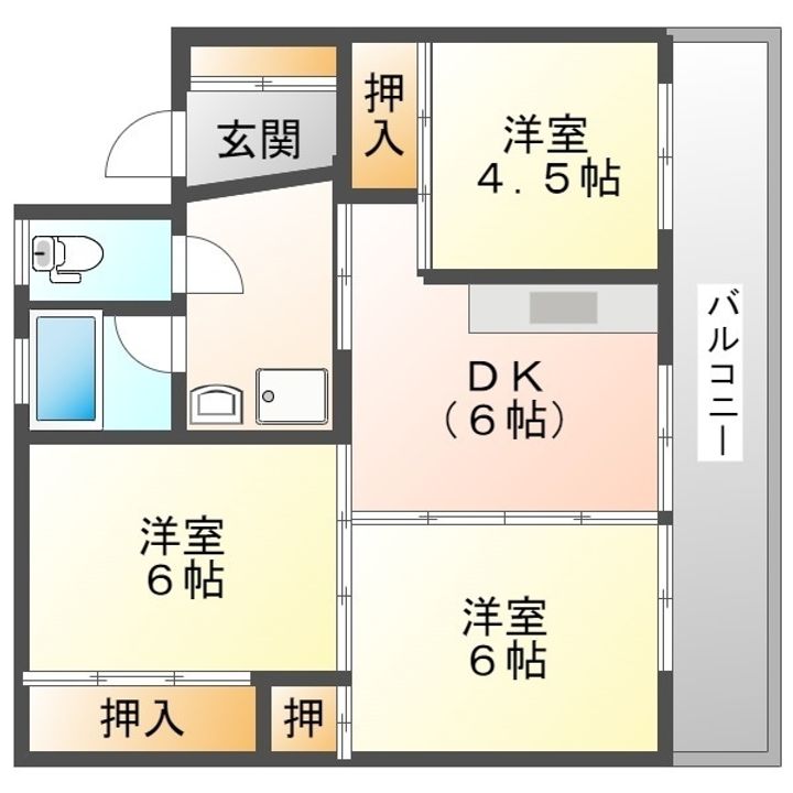Vellegehouse瀬高407の間取り