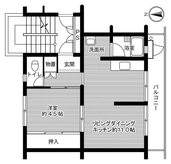 Vellege house福田本町Ⅰ506の間取り