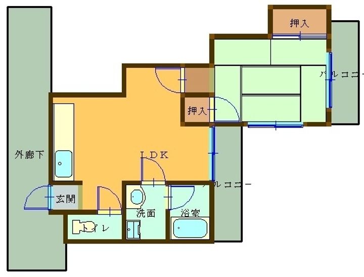 シティライフホンダ202の間取り