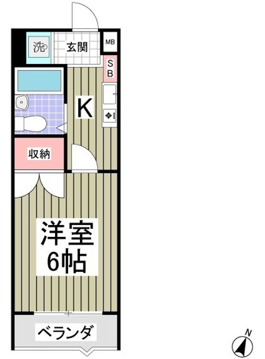 ホワイトピアⅠ305の間取り