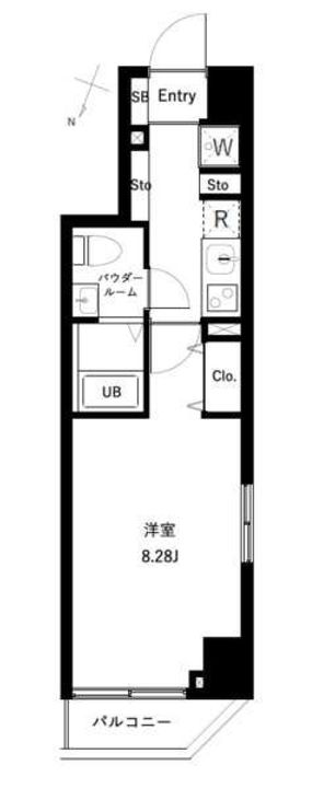 アーバンパーク要町0602の間取り