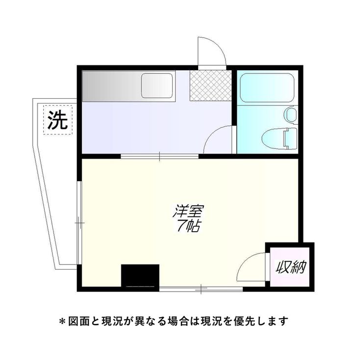 小野マンション303の間取り