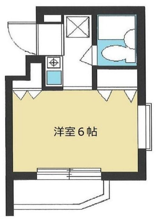 シルク宮崎台209の間取り