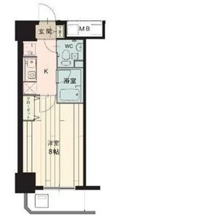 ロジェ今福鶴見208の間取り