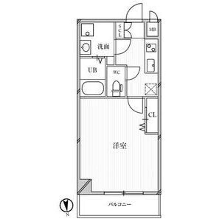ブリランテ都島904の間取り