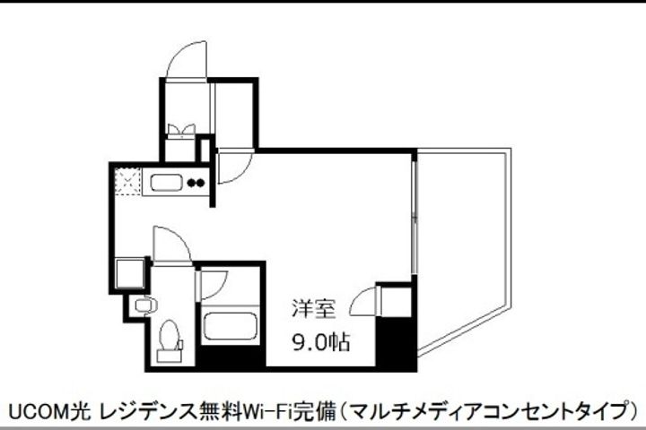 ディアレイシャス蒲田Ⅱ502の間取り