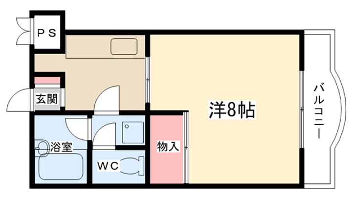第二林マンション103の間取り