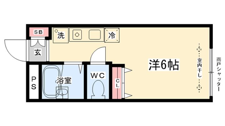 アイリスコート107の間取り