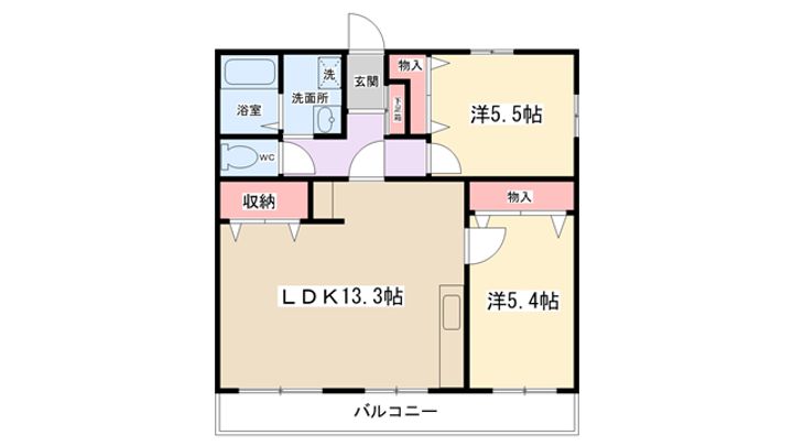 コート・グランシャリオの間取り