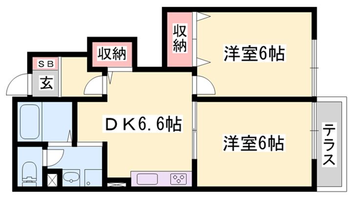 バイエリッシュビラの間取り