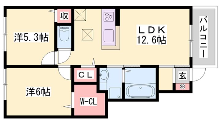 藏(くら)の間取り