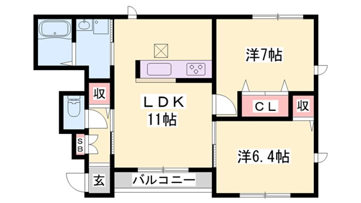 フォレスタ ヴィラの間取り