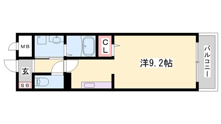 コンフォート 本町205の間取り