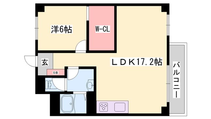 ビラ土山の間取り