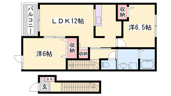 ネーロ・リザイアS205の間取り