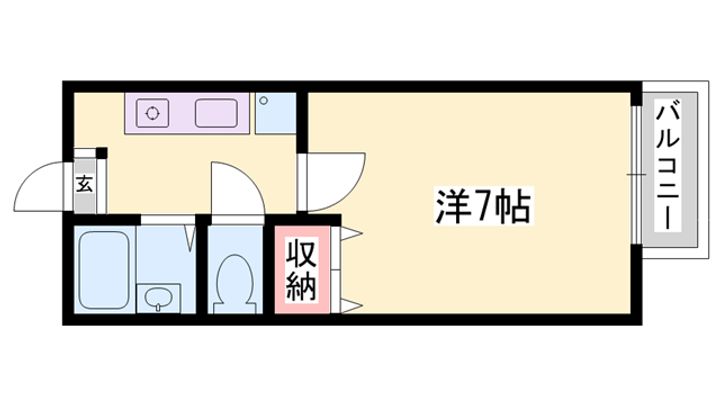 クリエイト天満A101の間取り
