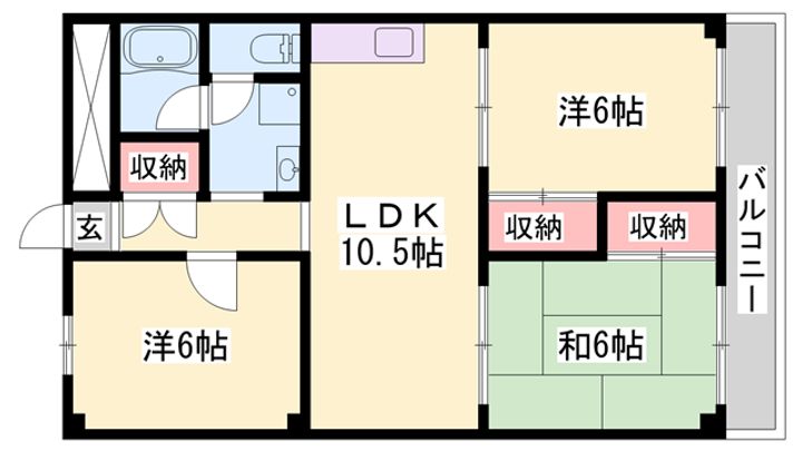メゾンMの間取り