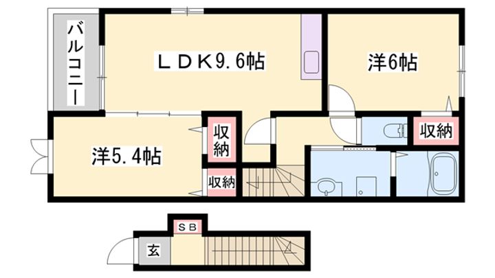 シン・シン・ハウスDの間取り