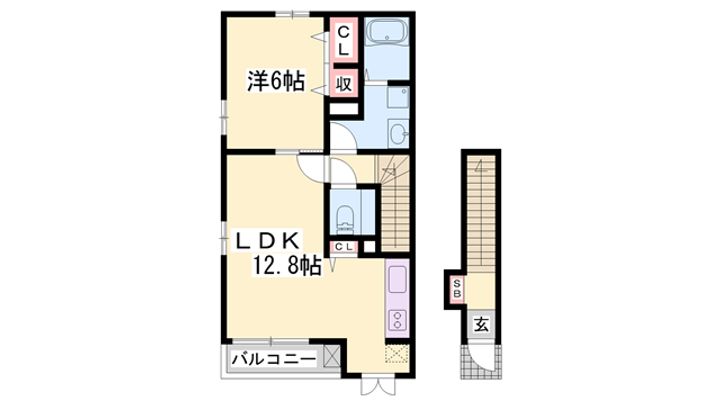 プランドールⅡの間取り