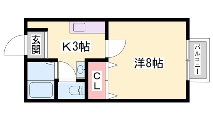 アリヴィオⅠ番館の間取り