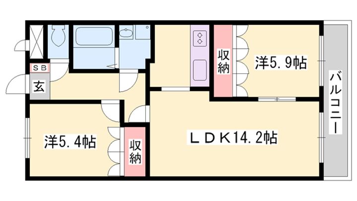 プロニティハウスの間取り