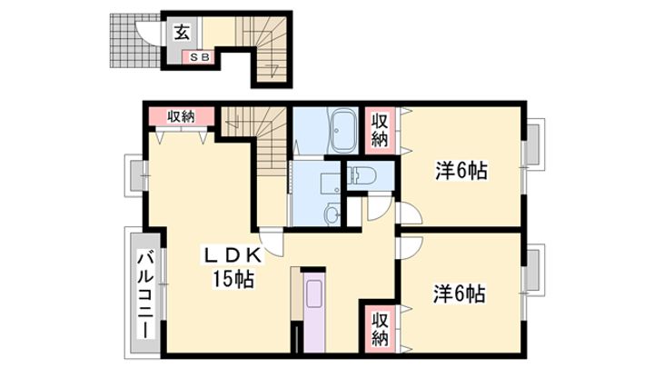 ブリーゼⅡの間取り