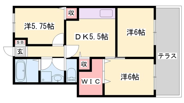 グリーンハイツ稲美野Ⅰの間取り