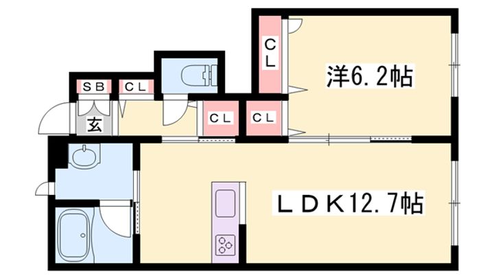 Ange Maison(アンジュ メゾン)下戸田0102の間取り