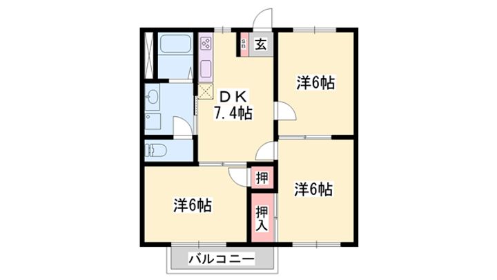 エルガーデンの間取り