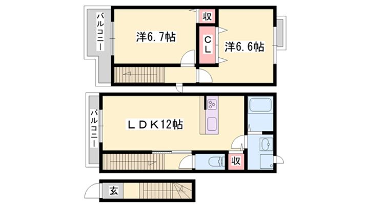 エステ・スールの間取り