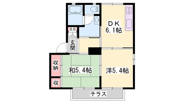 ハイツ ツェントリィシュC102の間取り
