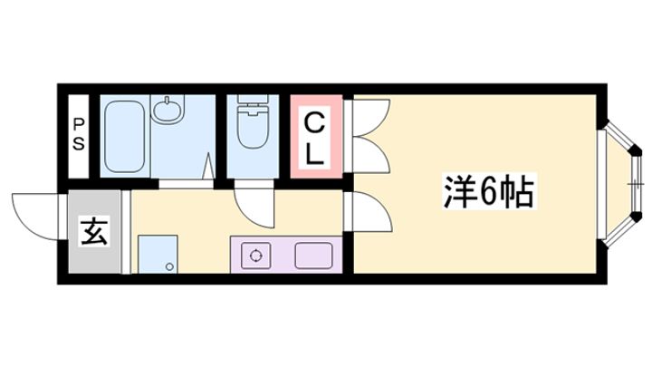レジデンス平野207の間取り