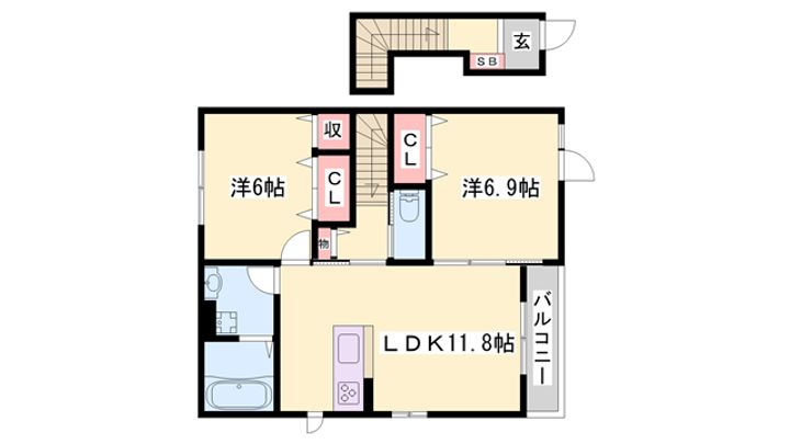 エクセレントピリオドの間取り