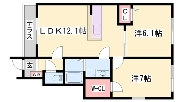 ポーチュラカの間取り