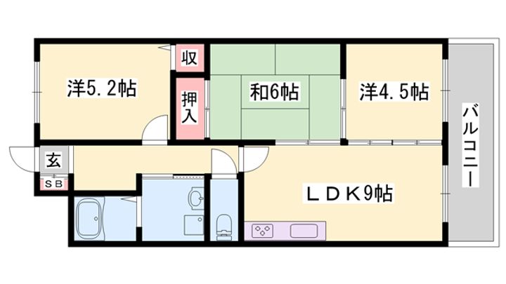 ベアーズ土山の間取り