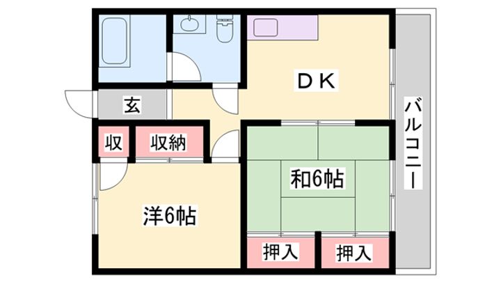 サニーハイム社の間取り