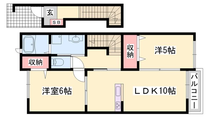 ウェントゥスⅠの間取り