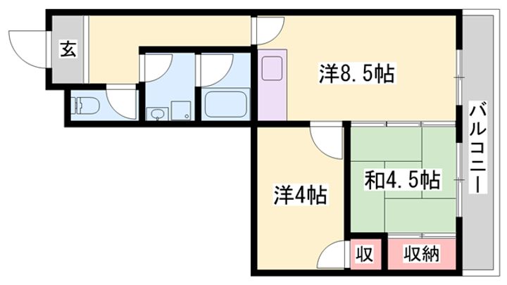 ベアード水上の間取り