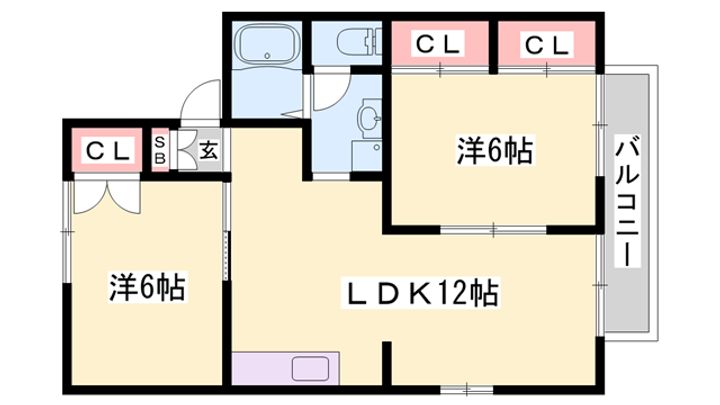 モントン102の間取り