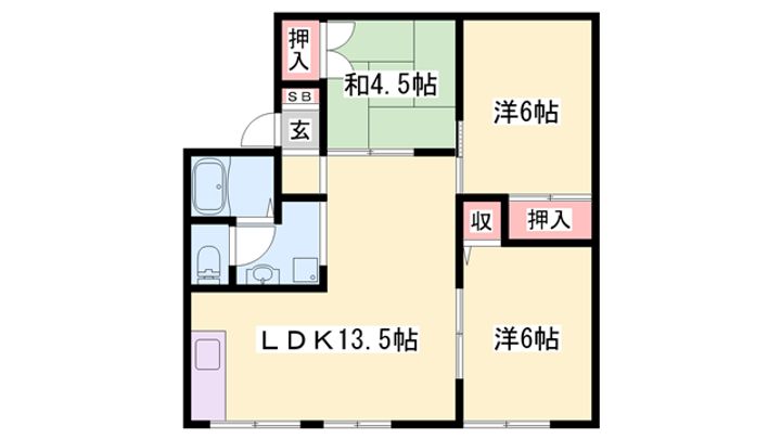 クレスト安室の間取り