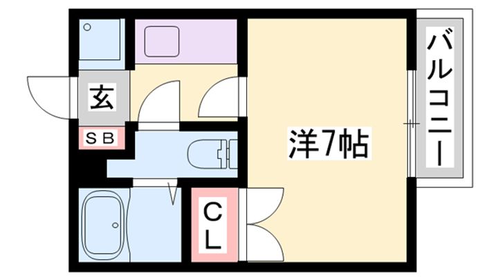 ジュネス白国の間取り
