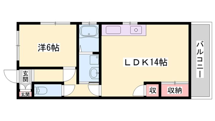 メゾン前田の間取り