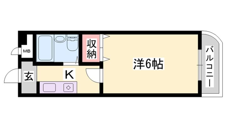 ジュネス高砂Ⅲの間取り