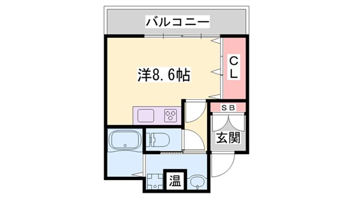 シャトー三和南車崎の間取り