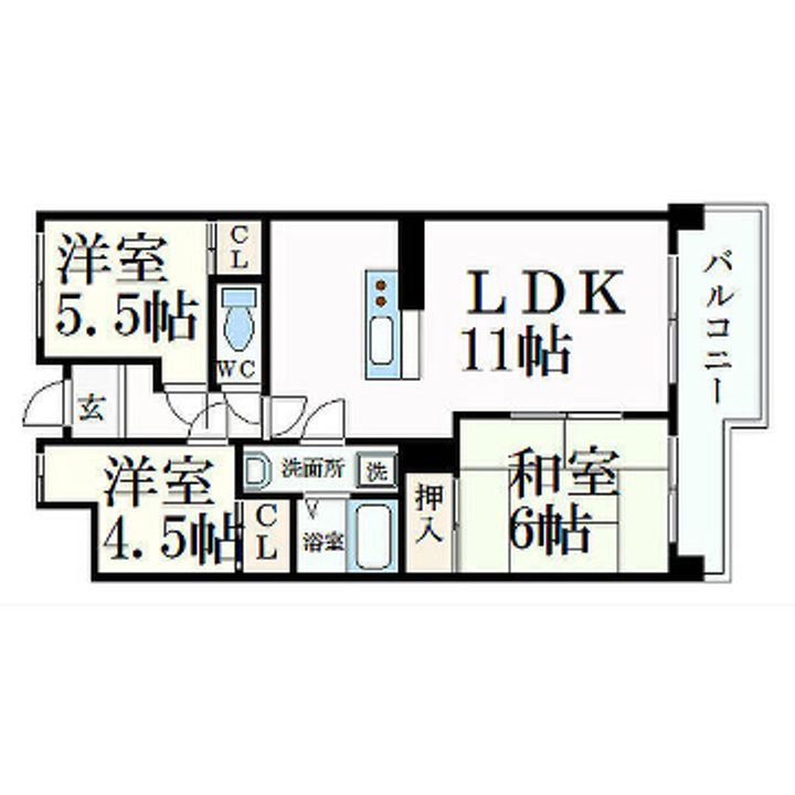 シティガーデン広畑の間取り